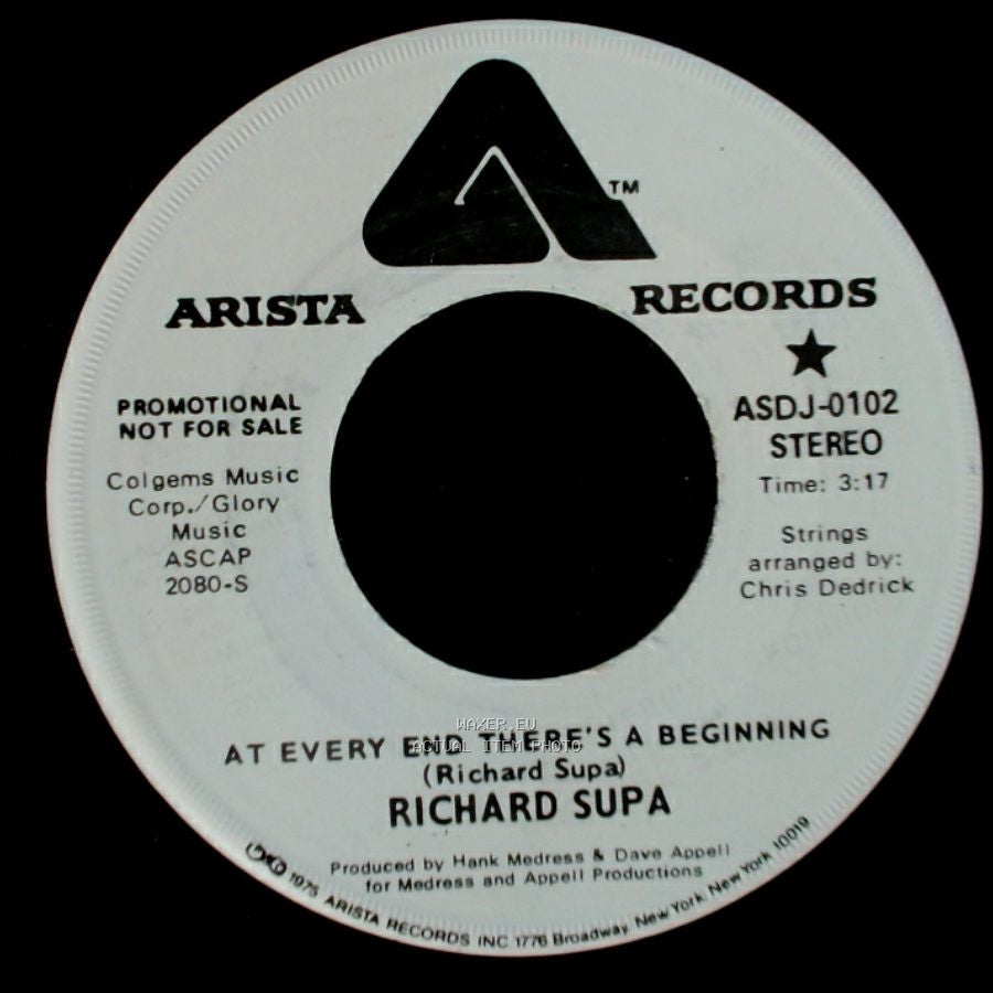 Richard Supa - At Every End There's A Beginning / At Every End There's A Beginning side A