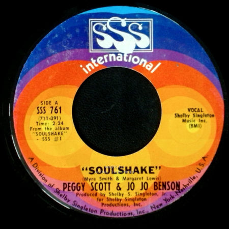 Peggy Scott & Jo Jo Benson - Soulshake / We Were Made For Each Other side A
