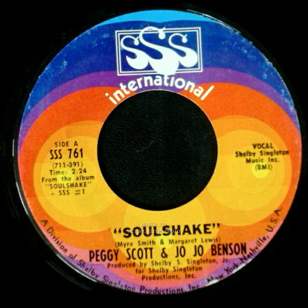 Peggy Scott & Jo Jo Benson - Soulshake / We Were Made For Each Other side A