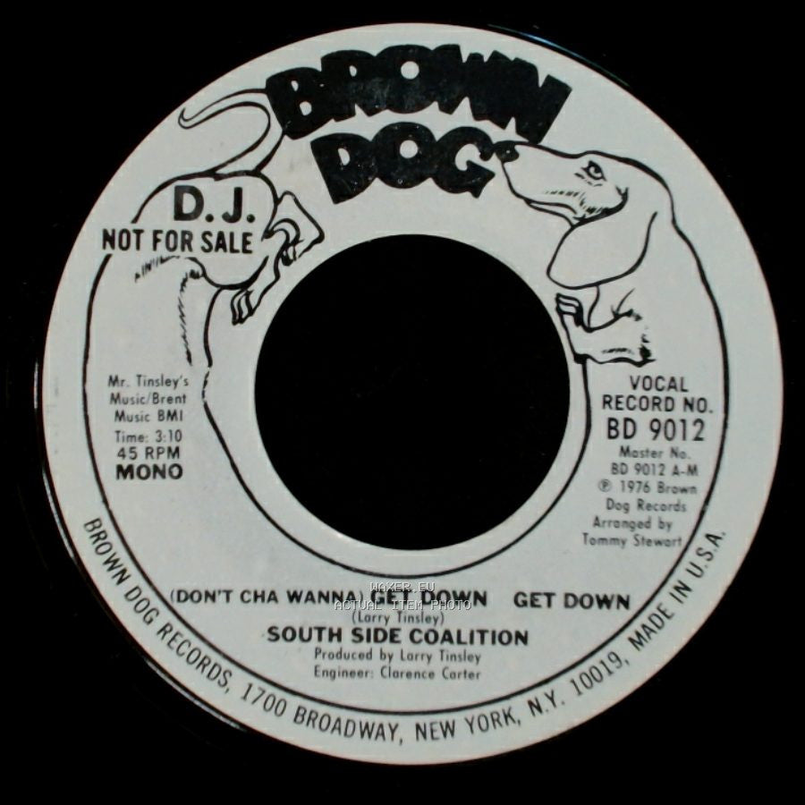 South Side Coalition - (Don't Cha Wanna) Get Down Get Down / (Don't Cha Wanna) Get Down Get Down side A