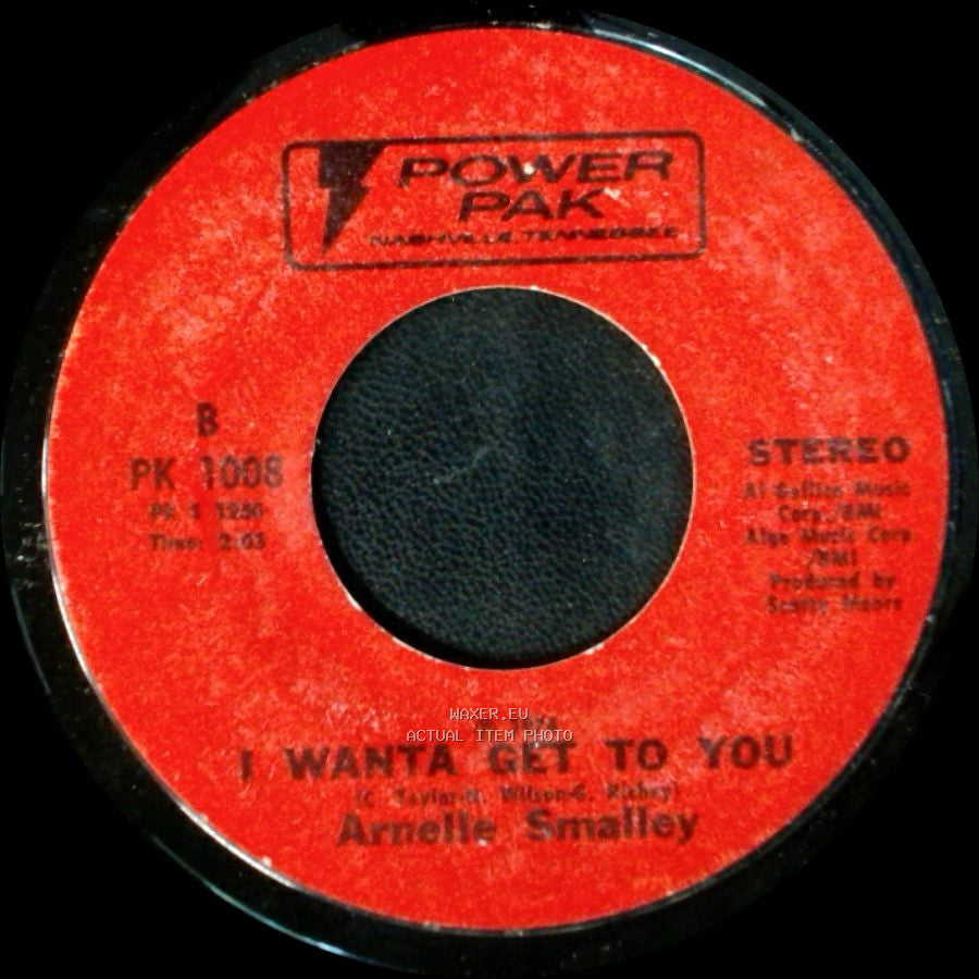 Arnelle Smalley - The Night The Lights Went Out In Georgia / I Wanta Get To You side B