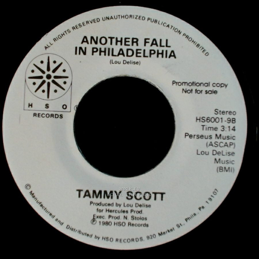 Tammy Scott - Another Fall In Philadelphia / House Of The Rising Sun side B