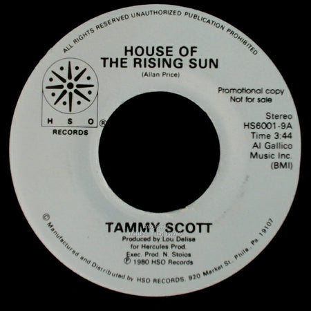 Tammy Scott - Another Fall In Philadelphia / House Of The Rising Sun side A