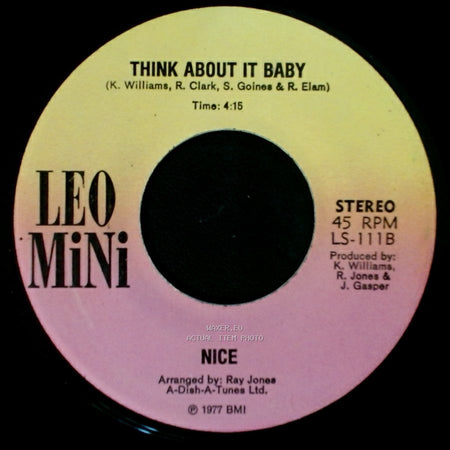 Nice - Think About It Baby / Telephone Lover side A
