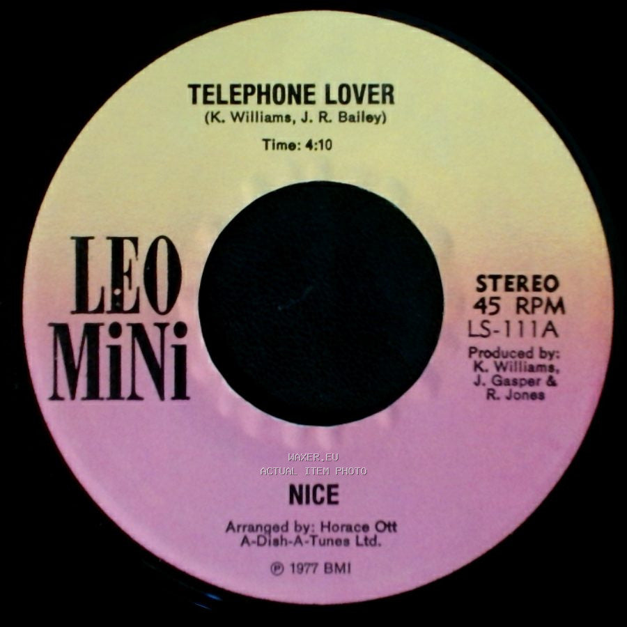 Nice - Think About It Baby / Telephone Lover side B