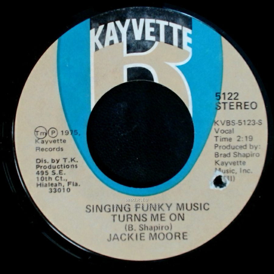 Jackie Moore - Singing Funky Music Turns Me On / Make Me Feel Like A Woman side A