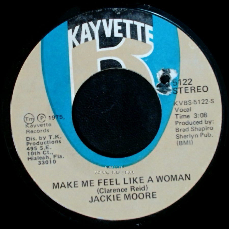 Jackie Moore - Singing Funky Music Turns Me On / Make Me Feel Like A Woman side B
