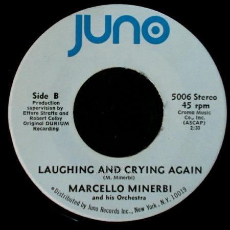 Marcello Minerbi And His Orchestra - Theme From "Z" (To Yelasto Pedi) / Laughing And Crying Again side B