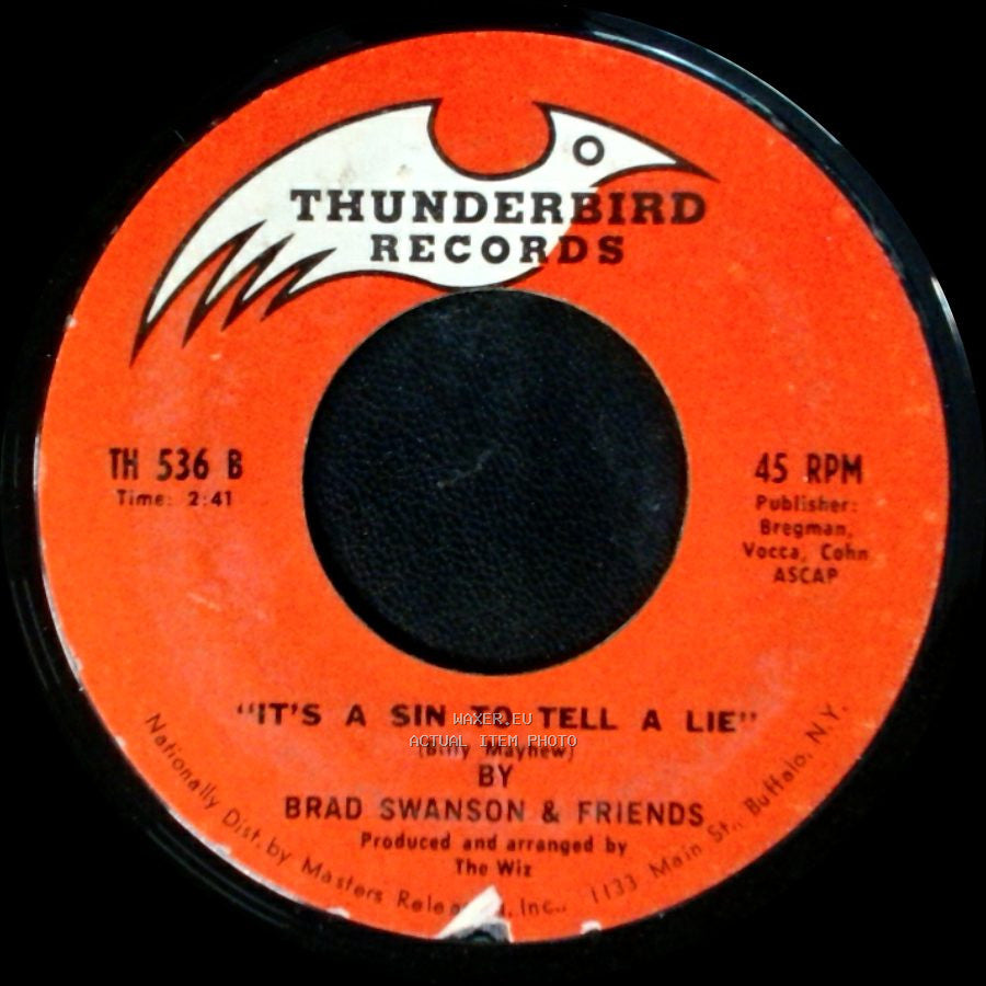 Brad Swanson & Friends - It's A Sin To Tell A Lie / Sioux City Sue side A