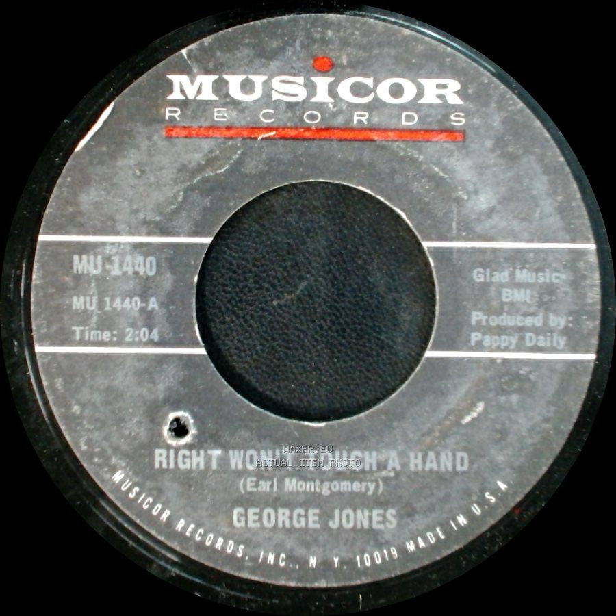 George Jones - Someone Sweet To Love / Right Won't Touch A Hand side B