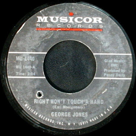 George Jones - Someone Sweet To Love / Right Won't Touch A Hand side B