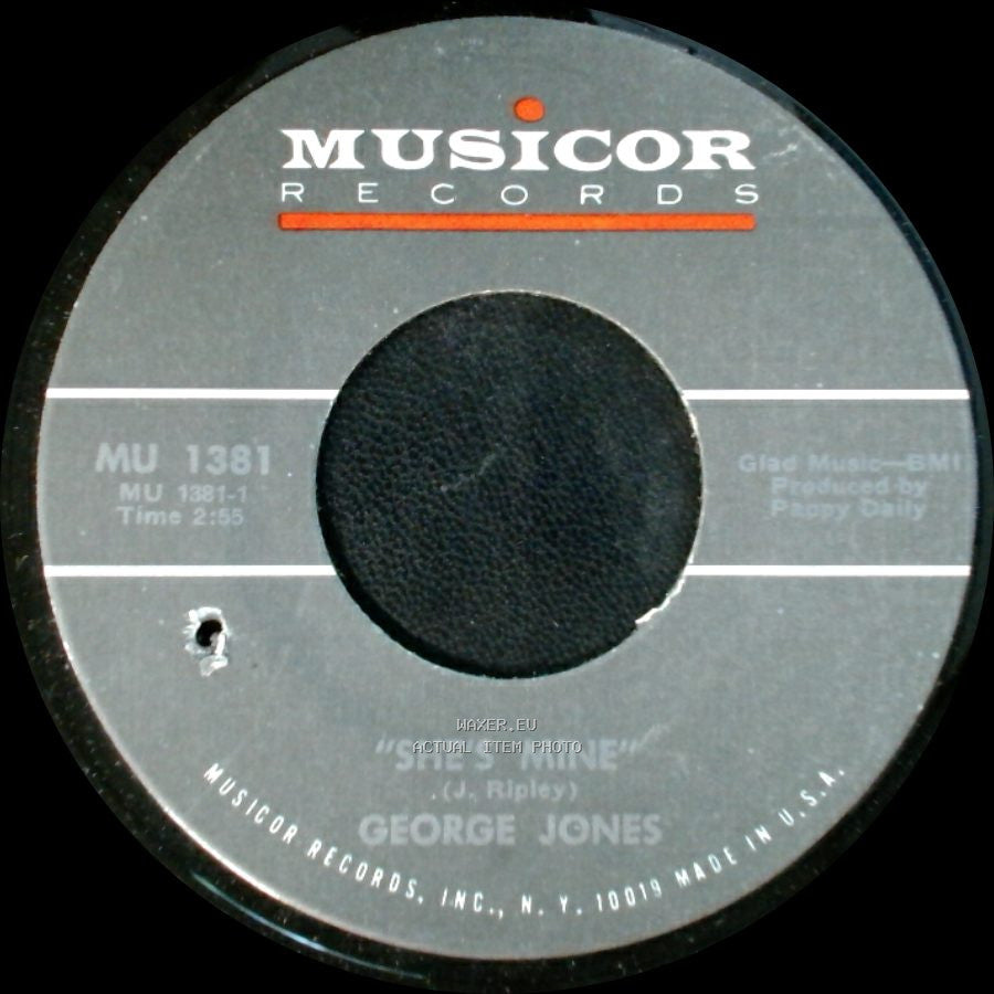 George Jones - She's Mine / "No Blues Is Good News" side A