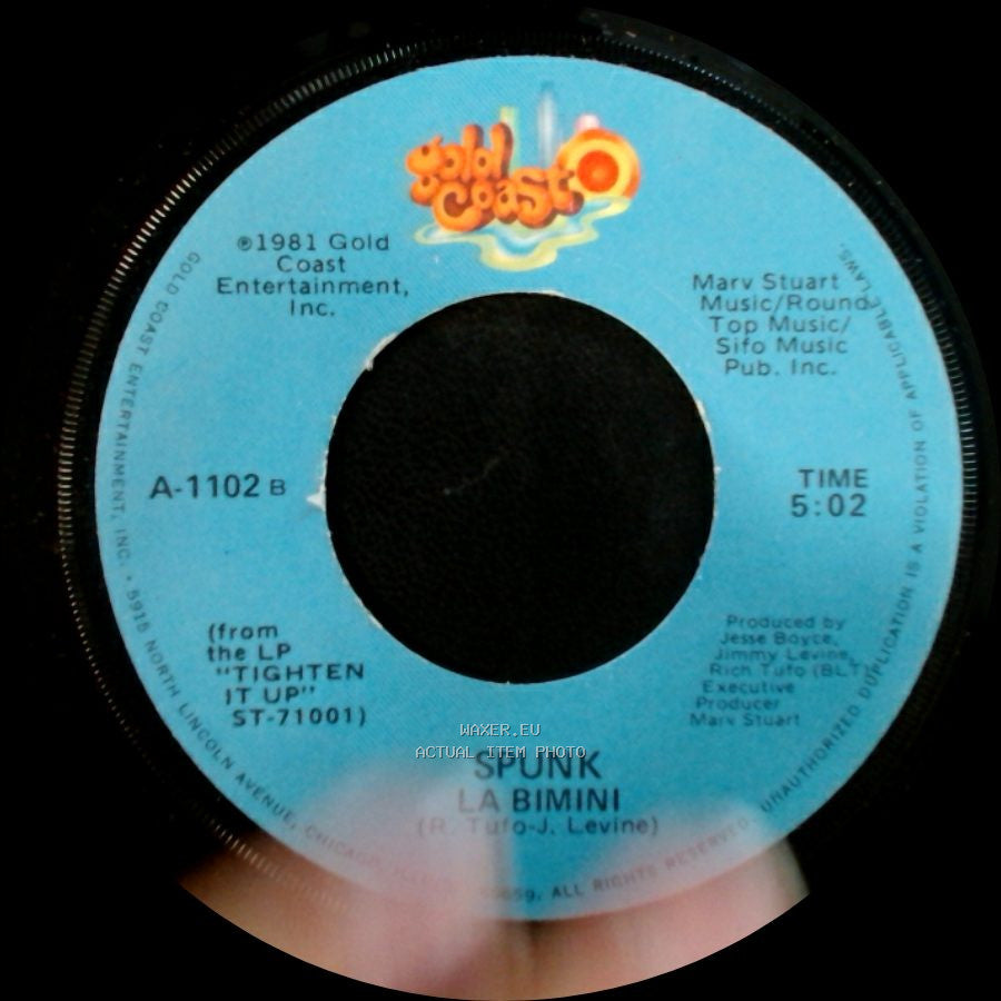 Spunk / La Bimini - Love Looks Good On You / Spunk side B