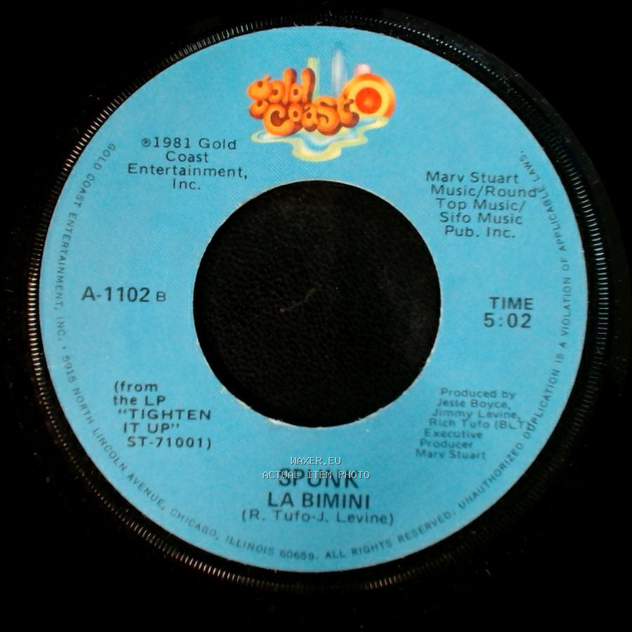 Spunk / La Bimini - Love Looks Good On You / Spunk side B