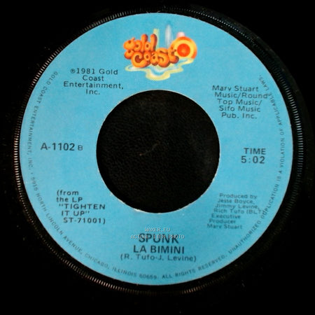 Spunk / La Bimini - Love Looks Good On You / Spunk side B