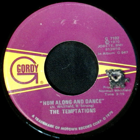 The Temptations - Ungena Za Ulimwengu (Unite The World) / Hum Along And Dance side B