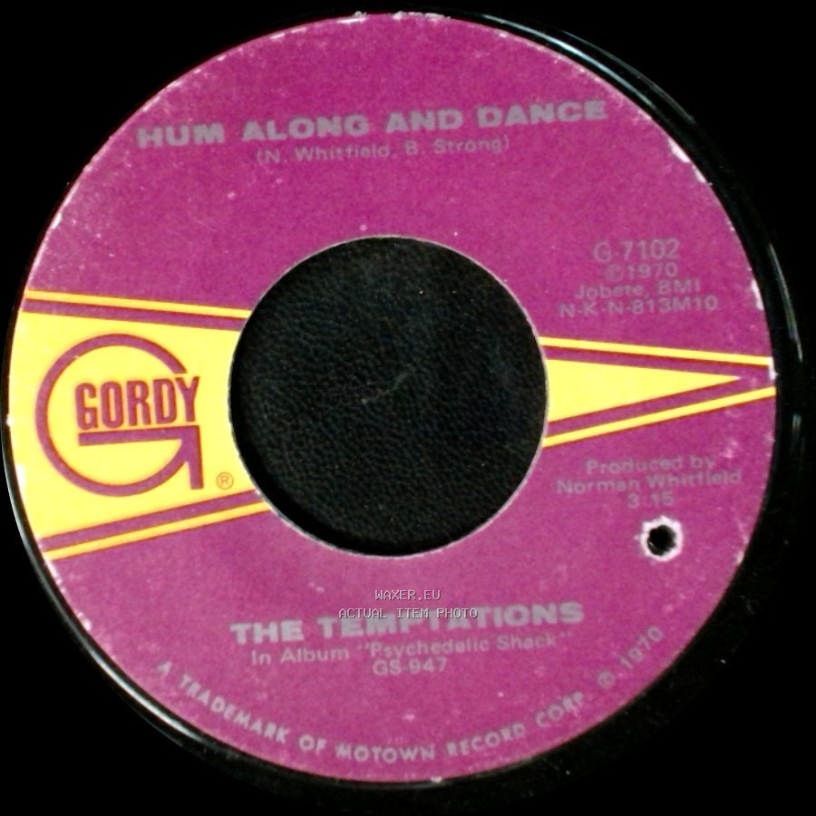The Temptations - Get Ready / Hum Along And Dance side B