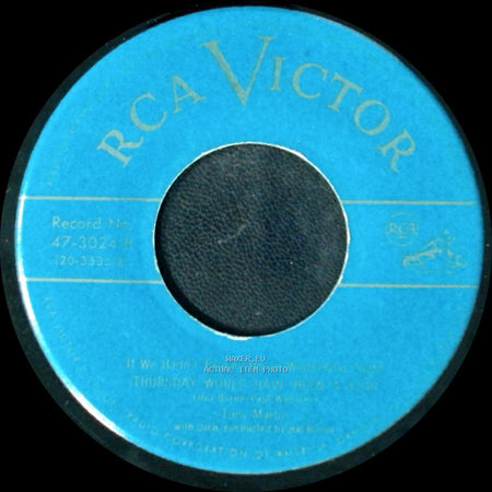 Tony Martin - Give Me Your Tired Your Poor / If We Didn't Break, This Too Would Go - Thursday Would Have Blue Skies side B