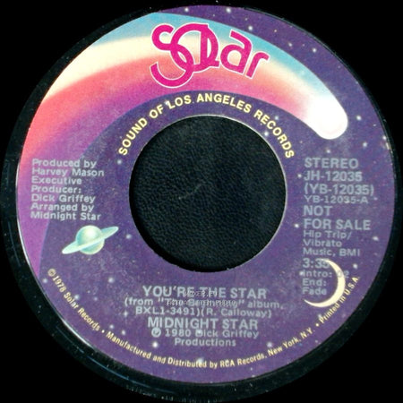 Midnight Star - You're The Star / You're The Star side A