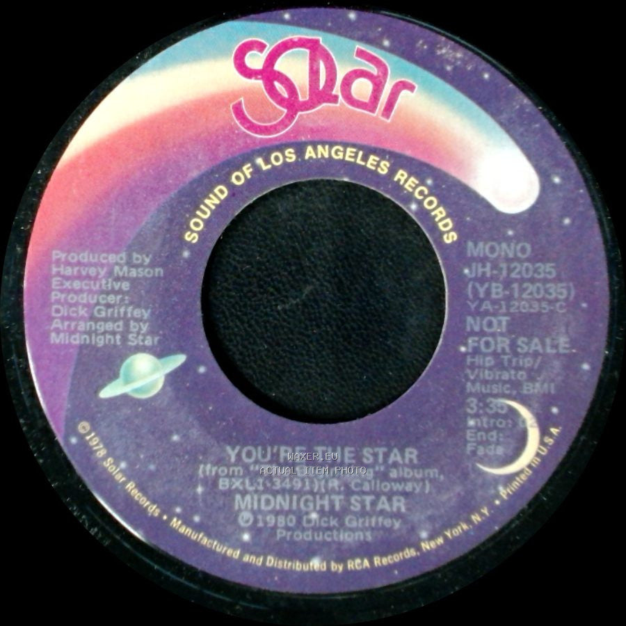 Midnight Star - You're The Star / You're The Star side B