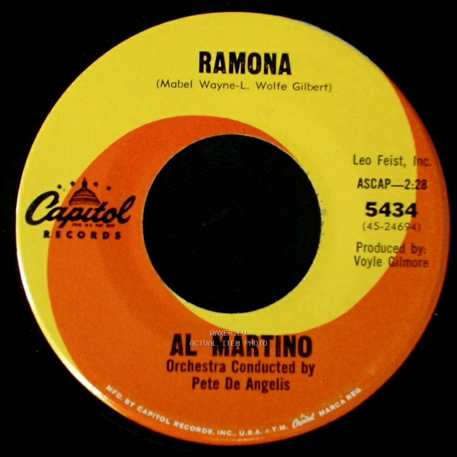 Al Martino - My Cherie / Ramona side A