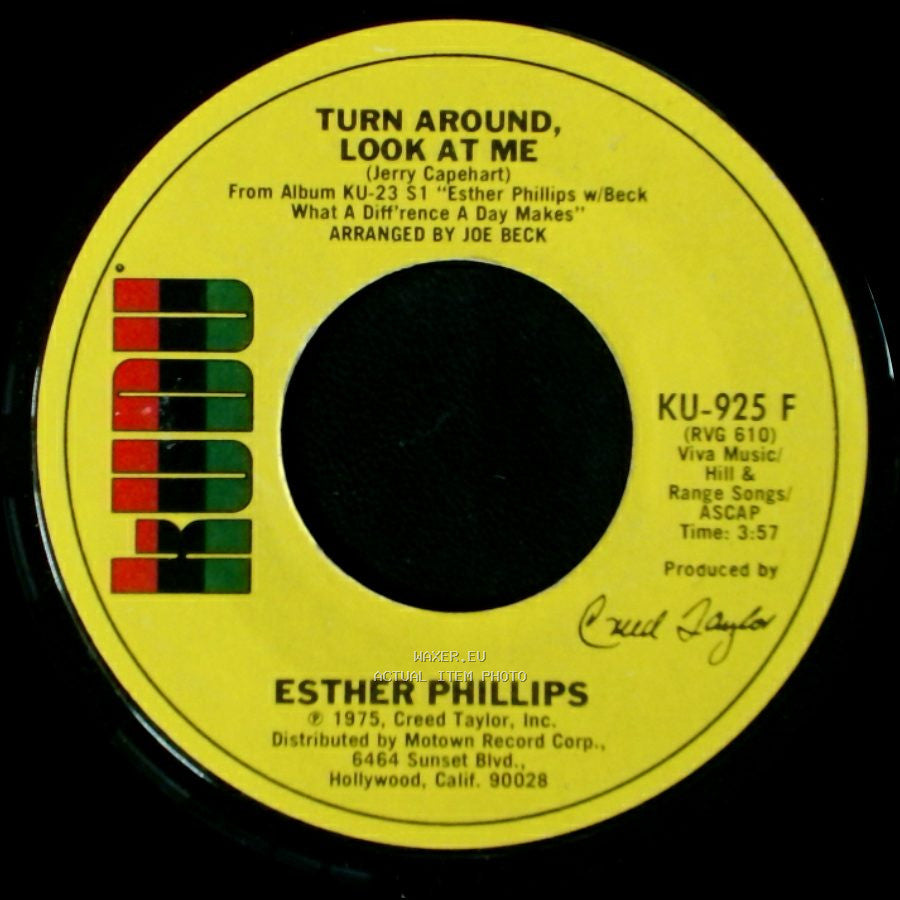 Esther Phillips - Turn Around, Look At Me / What A Diff'rence A Day Makes side A