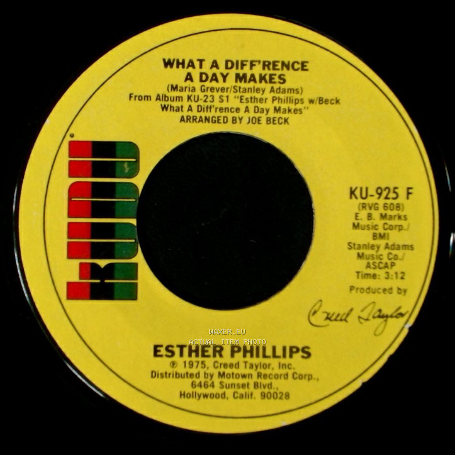 Esther Phillips - Turn Around, Look At Me / What A Diff'rence A Day Makes side B