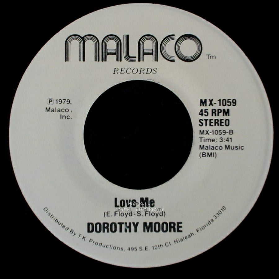 Dorothy Moore - Love Me / Once Or Twice side A