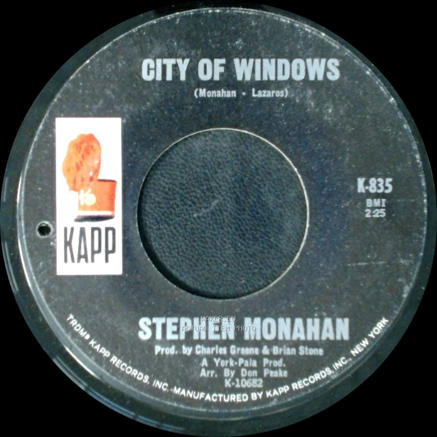 Stephen Monahan - City Of Windows / Lost People side A