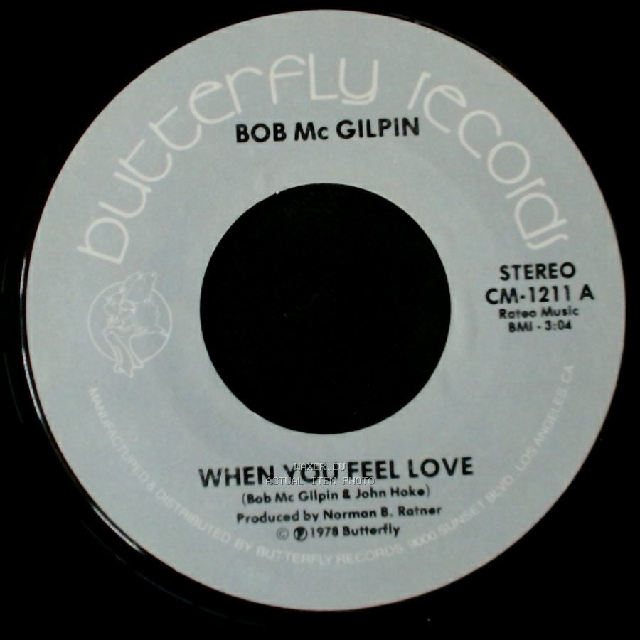Bob Mcgilpin - When You Feel Love / Moon Dancin' side A