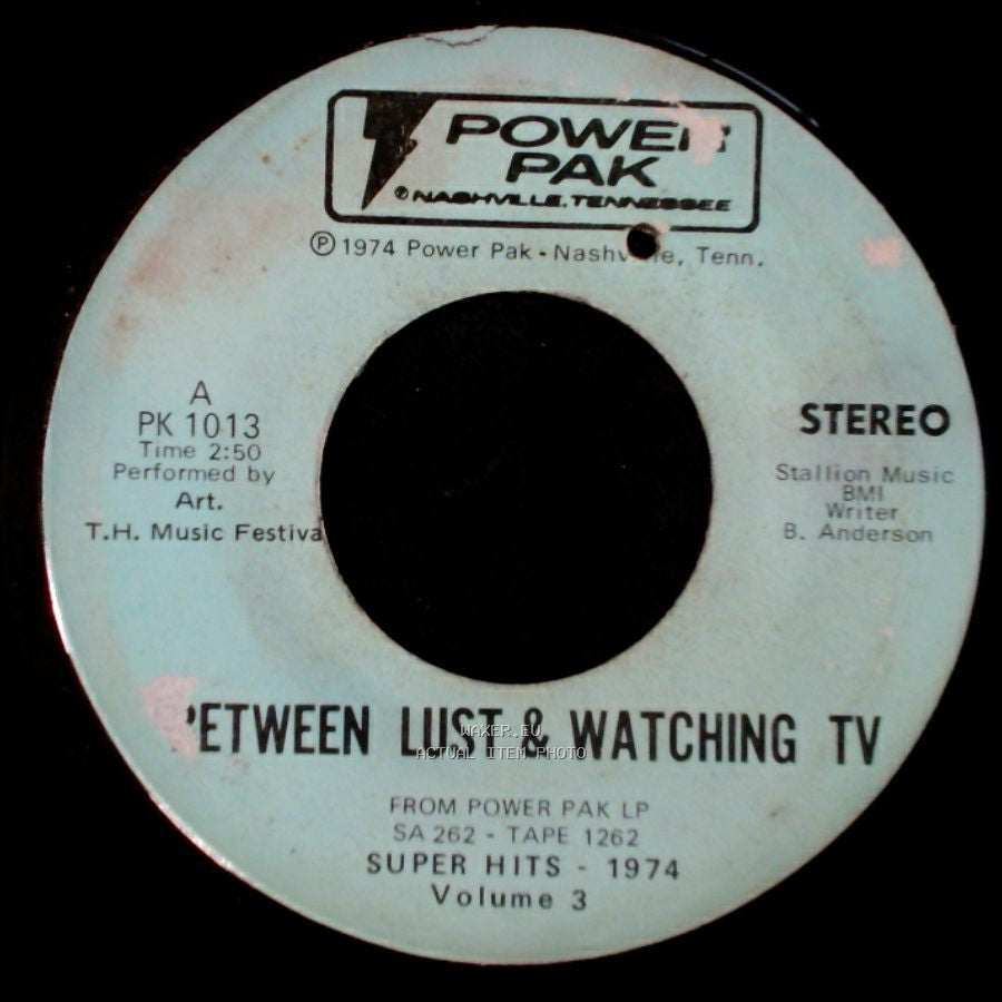 Art. T.H. Music Festival / Art. - Please Don't Tell Me How The Story Ends / Between Lust & Watching Tv side A