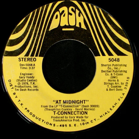 T-Connection - Playin' Games / At Midnight side B