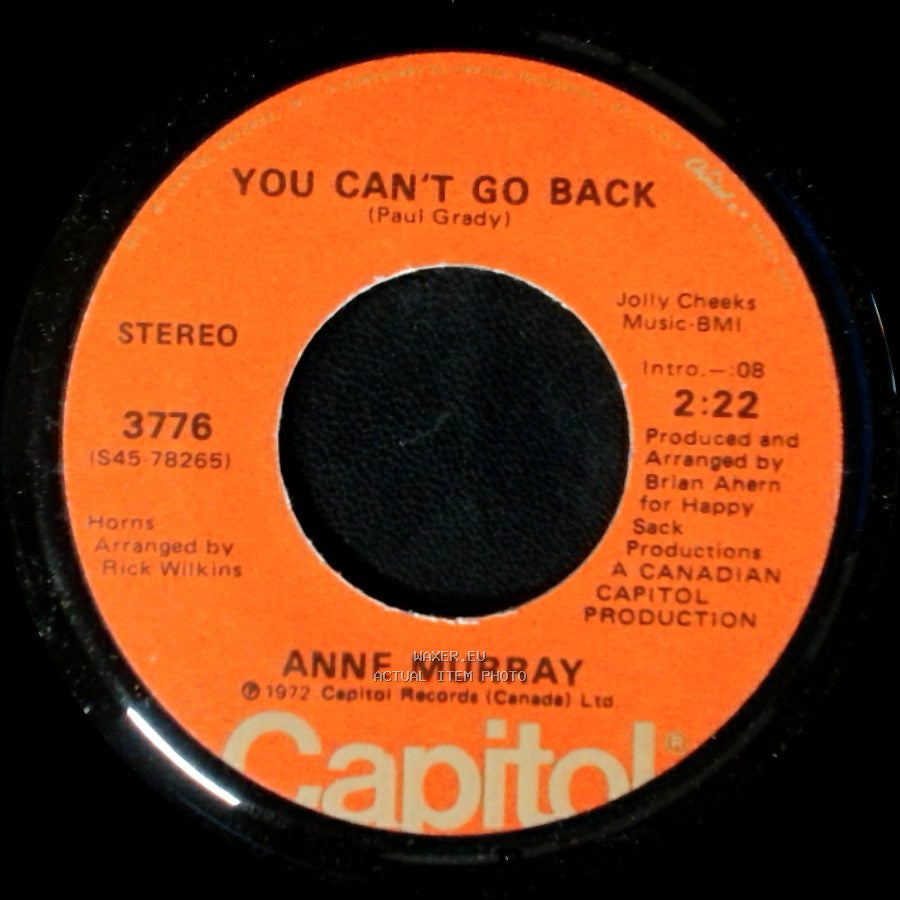 Anne Murray - You Can't Go Back / Love Song side A