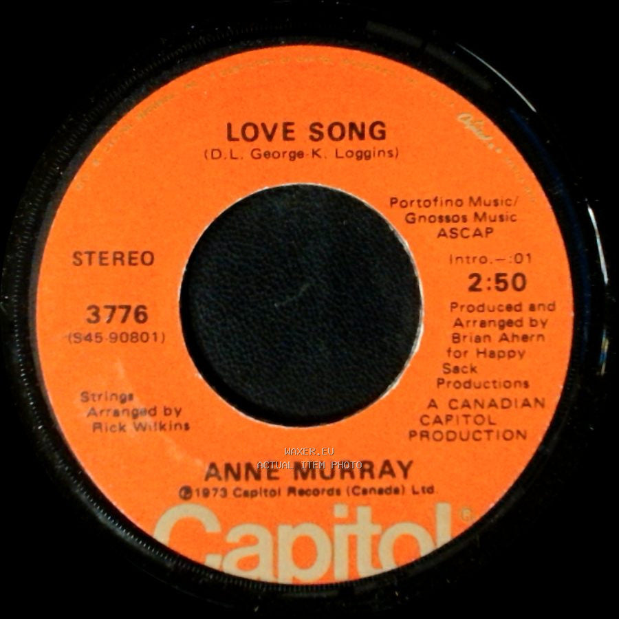 Anne Murray - You Can't Go Back / Love Song side B