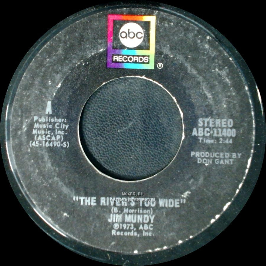Jim Mundy - Run Away / The River's Too Wide side B