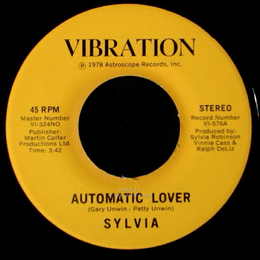 Sylvia - Stop Boy / Automatic Lover side A