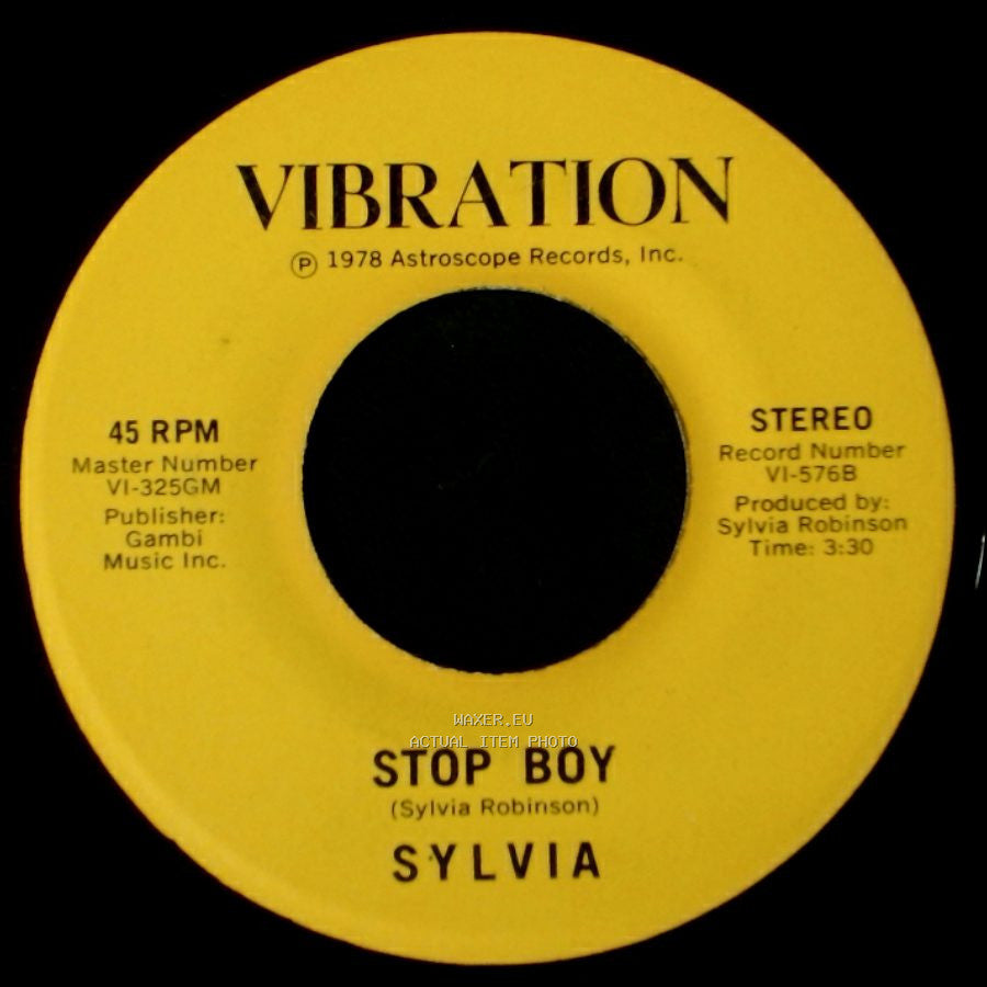 Sylvia - Stop Boy / Automatic Lover side A