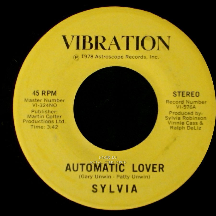 Sylvia - Stop Boy / Automatic Lover side A