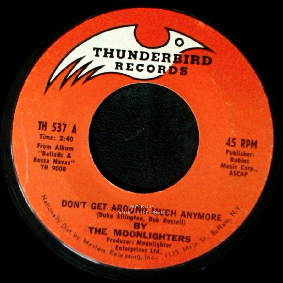 The Moonlighters - Quiet Nights / Don't Get Around Much Anymore side B