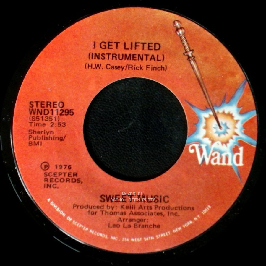Sweet Music - I Get Lifted (Instrumental) / I Get Lifted side A