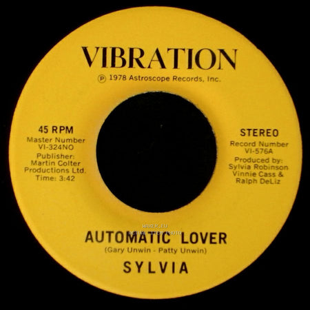 Sylvia - Stop Boy / Automatic Lover side A