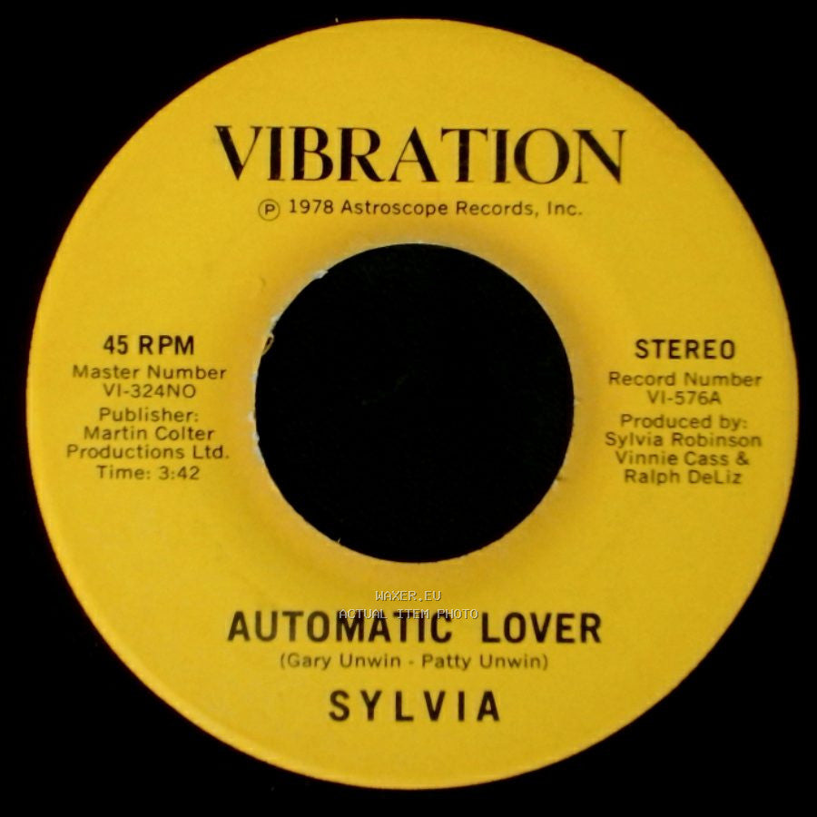 Sylvia - Stop Boy / Automatic Lover side A