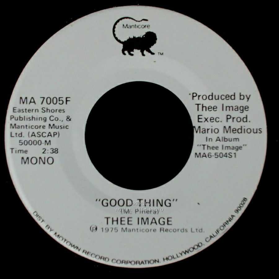 Thee Image - Good Thing / Good Thing side A