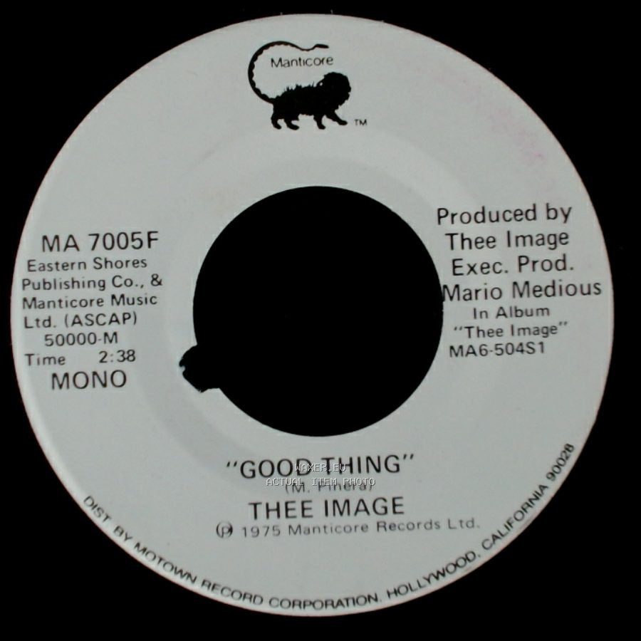 Thee Image - Good Thing / Good Thing side A