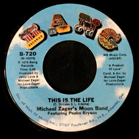 Michael Zager's Moon Band / Michael Zager's Moon Band Featuring: Peabo Bryson - This Is The Life / Do It With Feeling side A