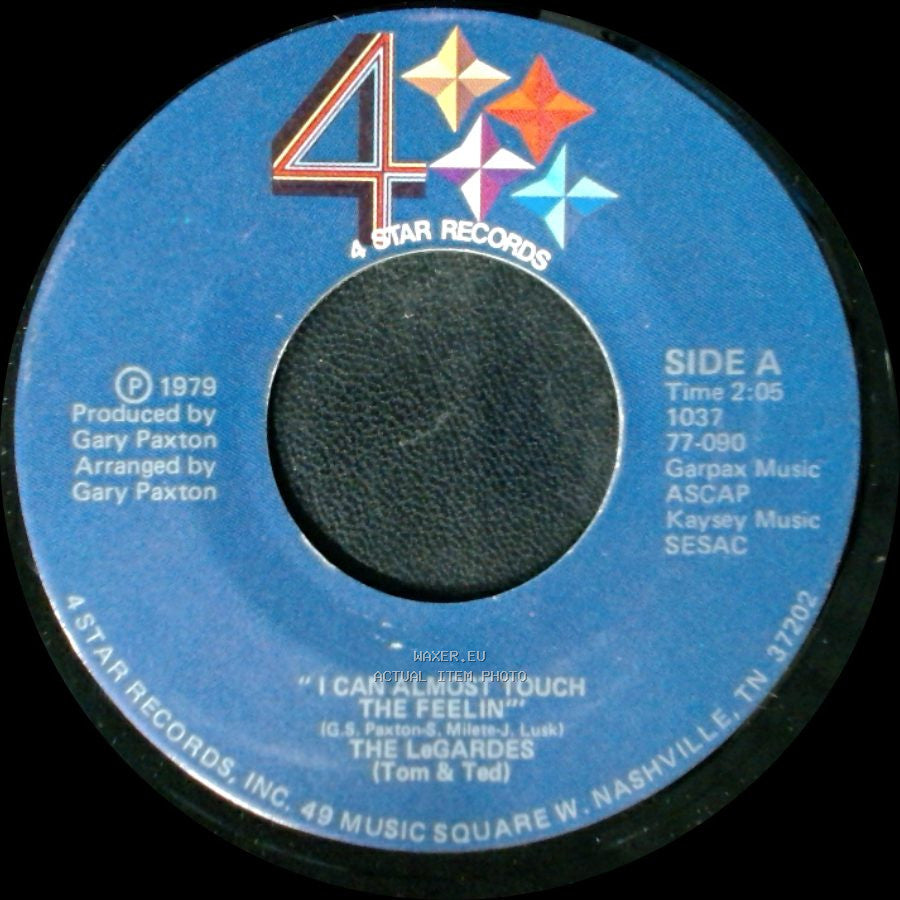 The Legardes - I Can Almost Touch The Feelin' / True Love side A