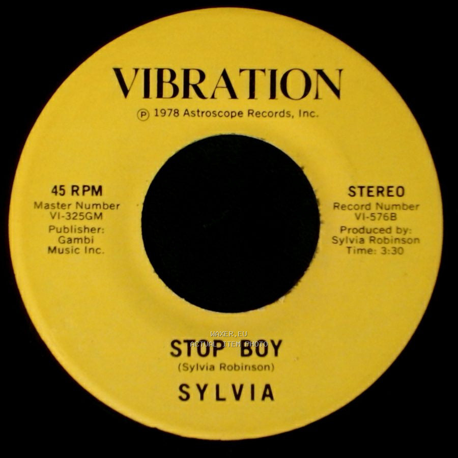 Sylvia - Stop Boy / Automatic Lover side A