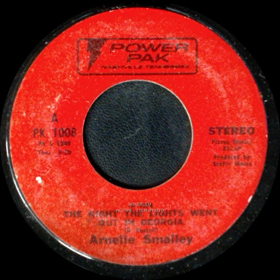 Amelle Smalley / Arnelle Smalley - The Night The Lights Went Out In Georgia / I Wanta Get To You side A