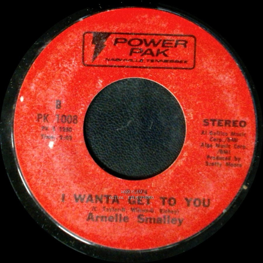 Amelle Smalley / Arnelle Smalley - The Night The Lights Went Out In Georgia / I Wanta Get To You side B