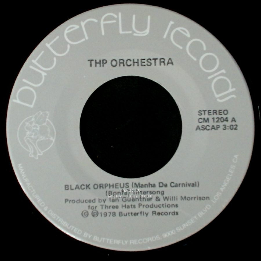 Thp Orchestra - Black Orpheus (Manha De Carnival) / Crazy, Crazy side B